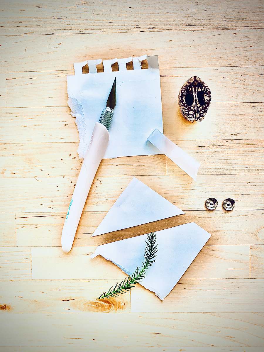 madison white handled knife on white chopping board united states
